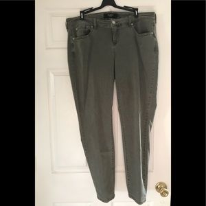 Torrid Green Skinny Jeans